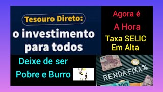 🚨 Tesouro Direto Taxa SELIC em Alta Chegou a Hora de Investir🤔🤑🫣 [upl. by Charlton]