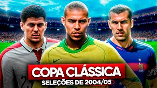 EAFC 24 CRIEI A COPA CLÁSSICA COM AS SELEÇÕES DE 200405 – O DESFECHO FOI SUSPREENDENTE 🔥 [upl. by Esiuqcaj787]