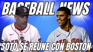 JUAN SOTO SE REUNE CON LOS RED SOX DE BOSTON [upl. by Yrome]