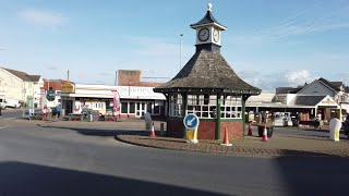 cleveleys small town 4 miles from blackpool a walk around the small town shopping area [upl. by Sucramej590]