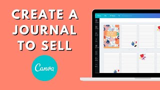 Create a Journal in Canva to Sell on Amazon KDP Templates Included [upl. by Aidole379]