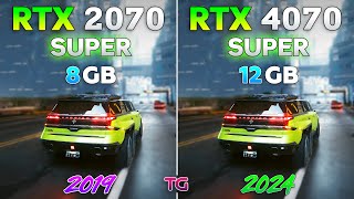 RTX 2070 SUPER vs RTX 4070 SUPER  5 Years Difference [upl. by Ibbetson]