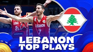 Lebanons Top Plays 💥 at FIBA Basketball World Cup 2023 [upl. by Gottlieb]