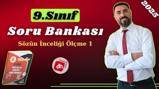 9Sınıf Edebiyat 1Tema Sözün İnceliği 1Ölçme Soruları ve Cevapları  Deniz Hoca PDF📝 [upl. by Attelrac]