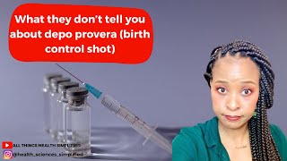 What they don’t tell you about depo provera  Depo provera injection as a contraceptive [upl. by Latsirhc]