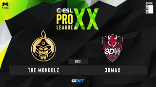 MONGOLZ vs 3DMAX  EPL S20  Group stage  BO3  MN cast [upl. by Einnaej268]