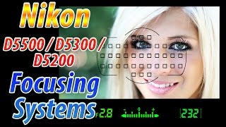 Nikon D5500  D5300  D5200 Focus Square Tutorial  How to Focus Training Video [upl. by Yelwar]