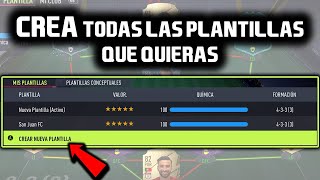 ✅ Como CREAR OTRA plantilla en FIFA 22 ULTIMATE TEAM [upl. by Raoul]