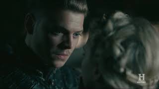 Vikings S06E10 Ivar stabs Bjorn  Ending scene of the Midseason finale [upl. by Elleirb153]