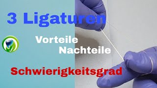 3 Ligaturen für Kofferdam  wie macht man Ligaturen  Kompositfüllung Keramik kleben  ligature [upl. by Ginder233]