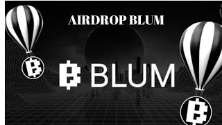 Airdrop Blum um airdrop dentro da rede Ton que trará muita alegria [upl. by Boor625]