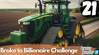 New Tractor New Field Chickens  FS22 Ohio Richlands Broke to Billionaire Part 21 [upl. by Tedie]