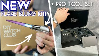 Make Your Own FLAME BLUED HANDS  DIY WATCH CLUB Pro Tool Set Review  Awesome Watch Making Kit [upl. by Deron778]