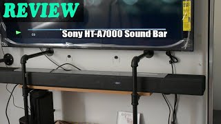 Sony HTA7000 Sound Bar Review 2024  Should You Buy [upl. by Aleet]