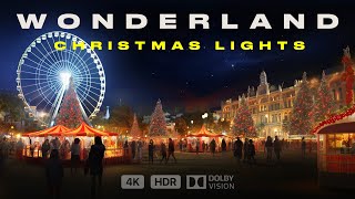 Wonderland Lisbon Portugal🇵🇹 Largest Christmas Market Walking Tour 4k [upl. by Anirrok335]