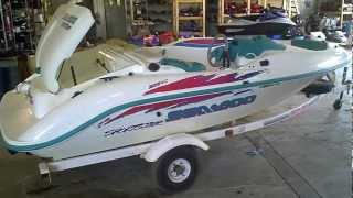 Sold Not Available LOT 1316A 1995 Sea Doo Sportster Jet Boat 657X Engine [upl. by Kieffer]