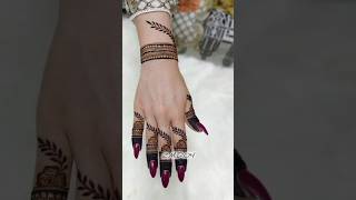 😱Easy mehndi 😎design beautiful Simple 🥳new viral [upl. by Bryan738]