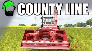 Farming Simulator 17  County Line  Silage Snowblower  FS17 [upl. by Ashatan]