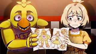 Origin Story of Chica Five Nights at Freddys Animation [upl. by Sabian]