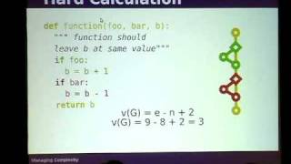 Managing Complexity and testing [upl. by Levon]