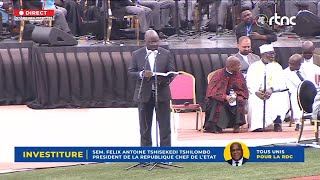 PRIÈRE DU PASTEUR ROLAND DALO POUR LE PRÉSIDENT FELIX TSHISEKEDI LORS DE SON INVESTITURE [upl. by Stauder263]