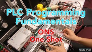 Ladder Logic Programming Basics  ONS  One Shot Instruction in RSLogix Studio 5000 [upl. by Arytas]