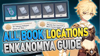 All Book Locations Enkanomiya amp Complete World Quest quot Collection of Dragons and Snakes quot [upl. by Godric]