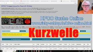 Kurzwelle Frequenzsuche quotHFCC Onlinequot ► Shortwave Frequency Search [upl. by Neraa478]