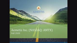 Aemetis CEO Eric McAfee presents corporate overview Fall 2020 [upl. by Carry]