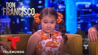 Niña rusa de 5 años habla 8 idiomas  Don Francisco Te Invita  Entretenimiento [upl. by Weight581]