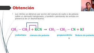 propiedades de los nitrilos [upl. by Galan]