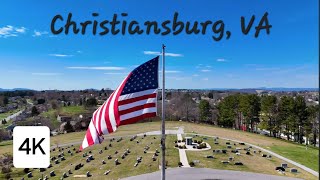 Aerial Drone Views of Christiansburg VA  4K [upl. by Fleda]