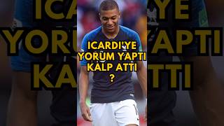 Mbappe İcardiye Yorum Yaptı ve Kalp Attı  mbappe psg icardi football shorts trending [upl. by Sybille]