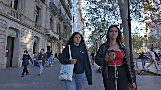 4K WALKING TOUR PASSEIG DE GRACIA BARCELONA SPAIN 4K UHD 60fps OCTOBER 2024 [upl. by Leopoldine]