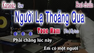 Người Lạ Thoáng Qua Karaoke Beat Chuẩn Tone Nam thấp  song nhien karaoke [upl. by Asseret]