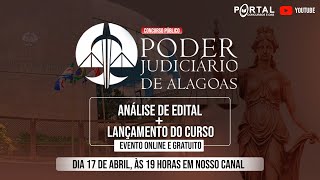 CONCURSO TJ ALAGOAS ANÃLISE DE EDITAL  PLANEJAMENTO DE ESTUDOS [upl. by Oberg]