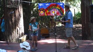 Dime Store Cowgirl  Rich Winter amp Daughter  Redwood Ramble Kids Talent Show 2017 [upl. by Arabeila]