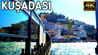 WALK IN KUŞADASI AYDIN TÜRKİYE  8 April 2024  4k UHD 60fps [upl. by Akitahs]