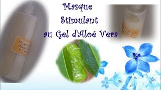 DIY Masque pour la Pousse au Gel dAloé Vera [upl. by Starla51]