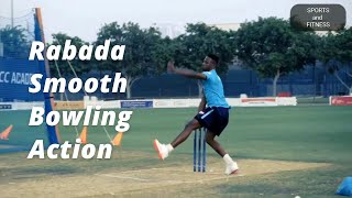 Kagiso Rabada Bowling Action in slow motion [upl. by Anyt109]