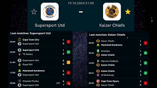 SuperSport United vs Kaizer Chiefs [upl. by Niasuh]