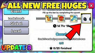 New FREE EASY HUGES in Pet Simulator 99 Update 8 [upl. by Beutner805]