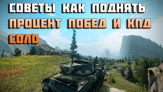 Советы как поднять процент побед и кпд соло в World of Tanks часть 2 [upl. by Zacherie]