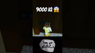 Roblox 9000 IQ Moment Troll Face Meme shorts [upl. by Acina321]