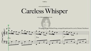 Careless Whisper  Easy Piano  George Michael [upl. by Carrnan]