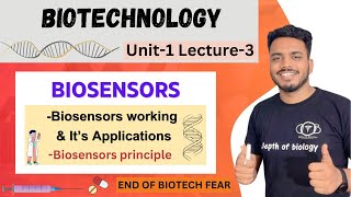 Biosensors  Biosensors working and applications  biosensor biotechnology  biosensors depth of bio [upl. by Senior365]