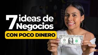 7 NEGOCIOS RENTABLES CON POCO DINERO 😱 [upl. by Nerine]