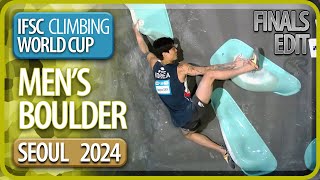 Boulder Finals  Seoul  Mens  2024  Cut Edit [upl. by Artenak]