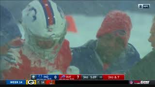 Nathan Peterman Gets Leveled in the Snow  Colts vs Bills  NFL [upl. by Eagle]