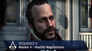 Assassins Creed 3  Sequence 6  Mission 4  Hostile Negotiations 100 Sync [upl. by Lemkul]